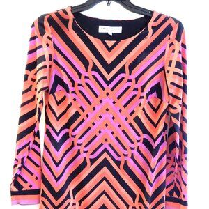 TRINI TURK MULTICOLOR KNIT DRESS IN SIZE 8